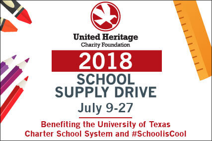 2018 United Heritage School Supply Drive