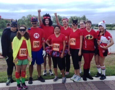 Team United Heritage at the 2013 CASA Superhero Run