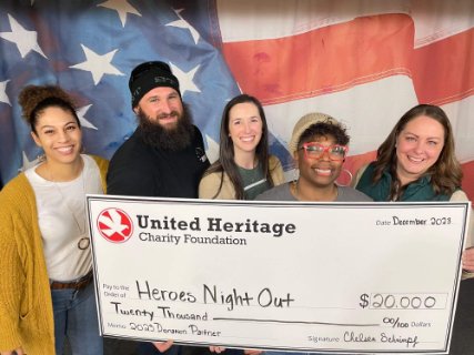 United Heritage Charity Foundation Donates $20,000 to Local Military and Their Families for the Holidays