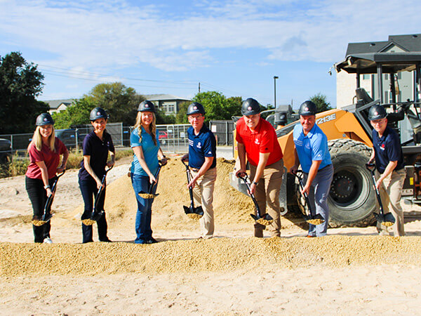UHCU C-Suite at Parmer Branch groundbreaking