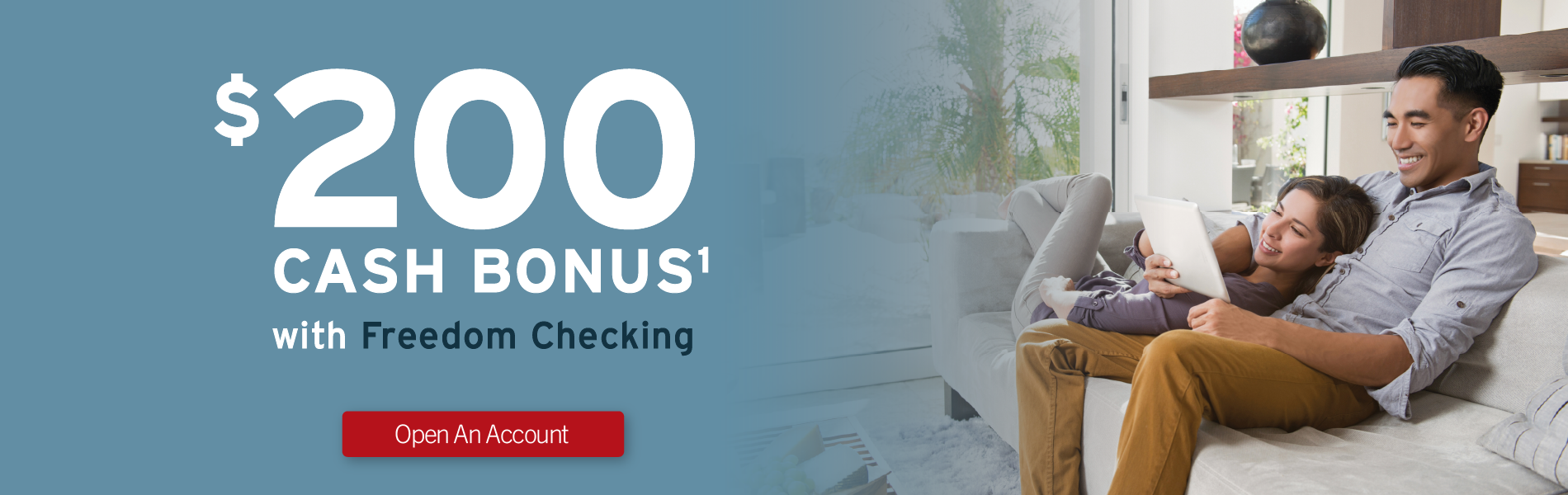 Get a $200 cash bonus with UHCU Freedom Checking