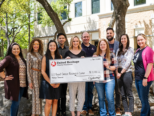 Check presentation at United Heritage Plaza
