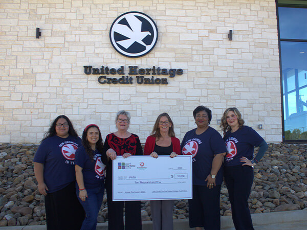 Check presentation with PATH at UHCU Southwest Tyler Branch