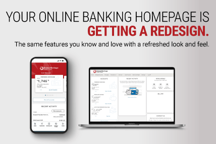 Online/Mobile Banking is Getting a Redesign