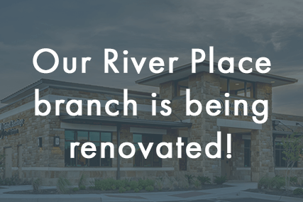 River Place Branch Closing for Renovations