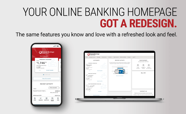 Online/Mobile Banking Got a Redesign