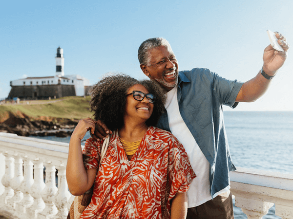 Couple on vacation
