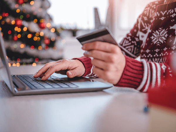 Holiday shopping online