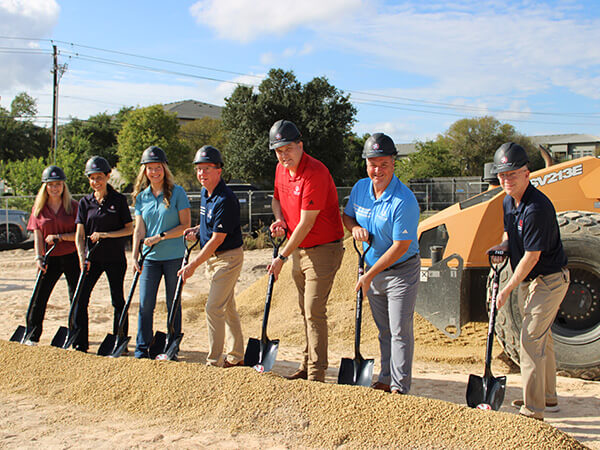 UHCU C-Suite at Parmer Branch groundbreaking