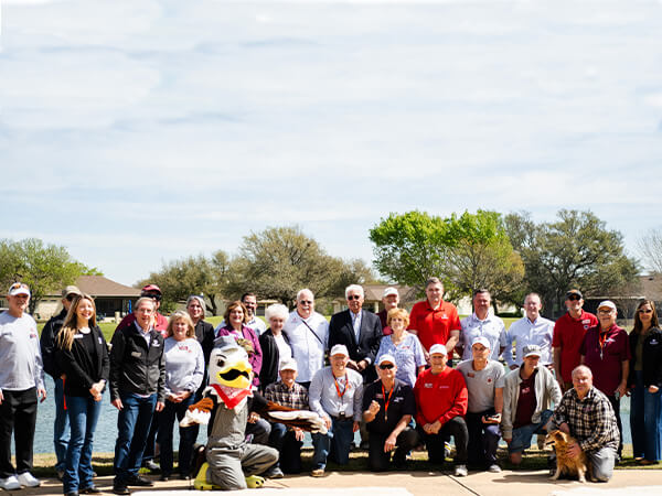 Group shot of UHCU C-Suite, Board of Directors and Radio Control Modelers Club