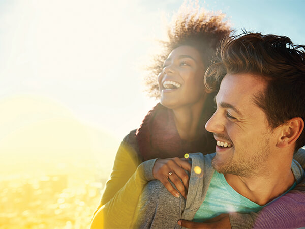 Happy young couple